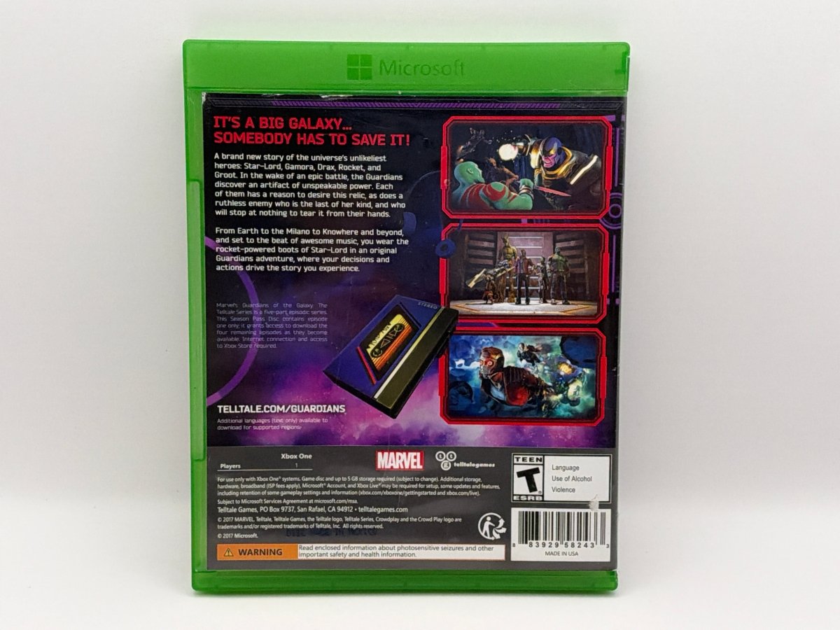 Guardians of the Galaxy: The Telltale Series CL01 (CIB) Xbox One