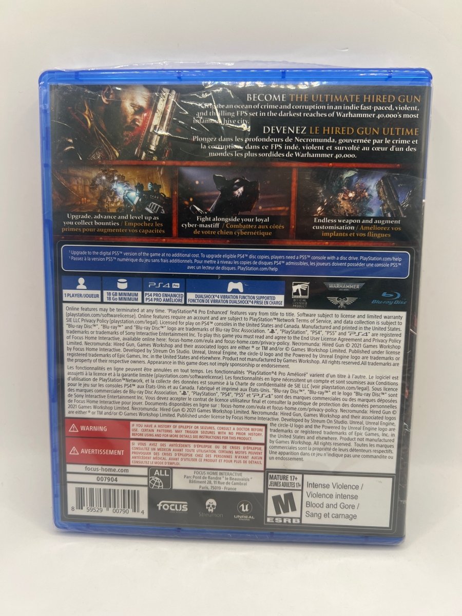 Necromunda: Hired Gun CL01 (NEW) PlayStation 4