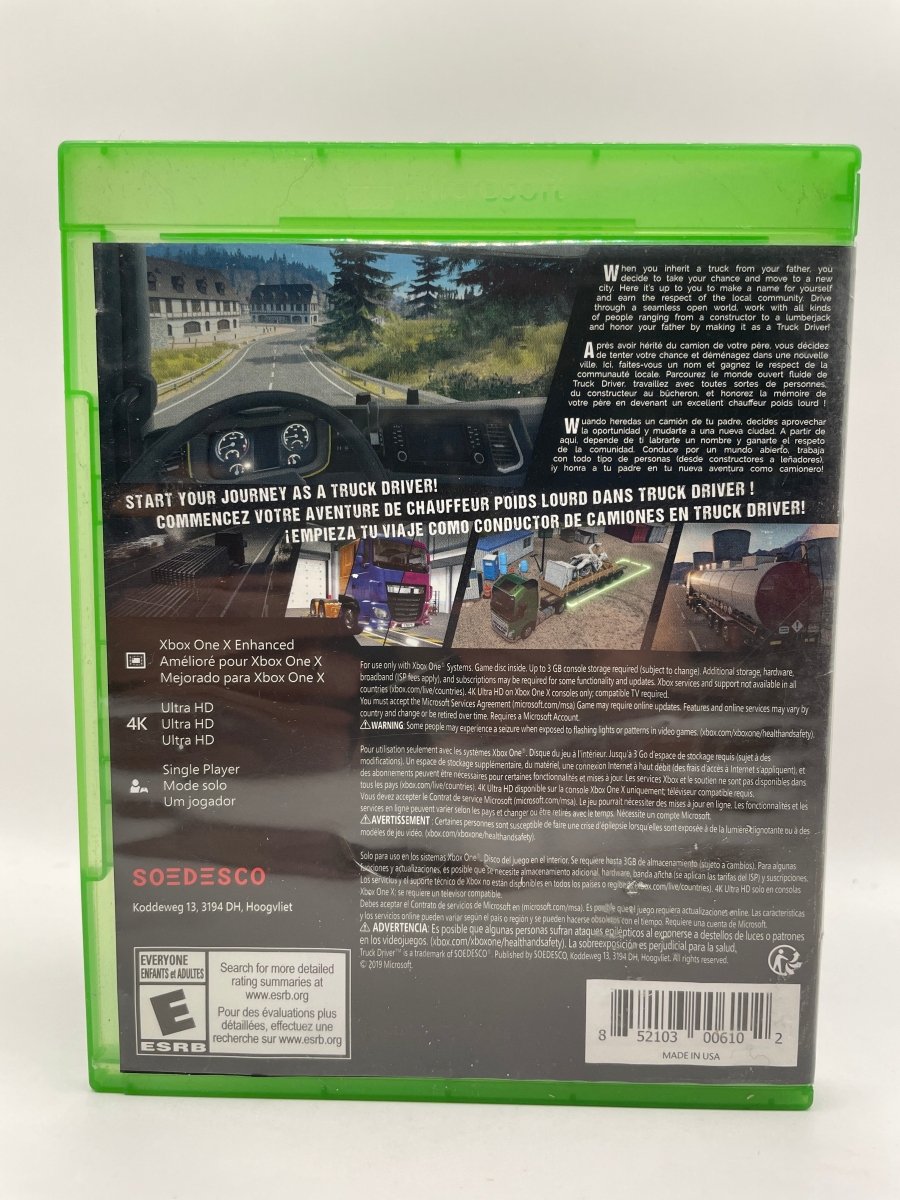 Truck Driver CL01 (CIB) Xbox One