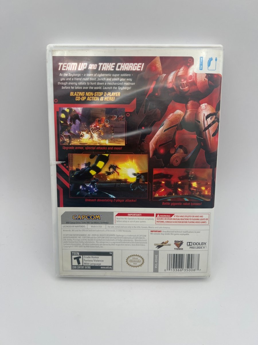 Spyborgs CL01 (CIB) Nintendo Wii