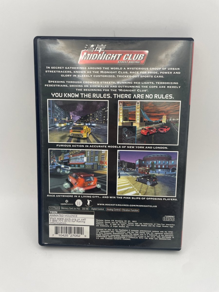 Midnight Club Street Racing [Greatest Hits] CL01 (CIB) PlayStation 2