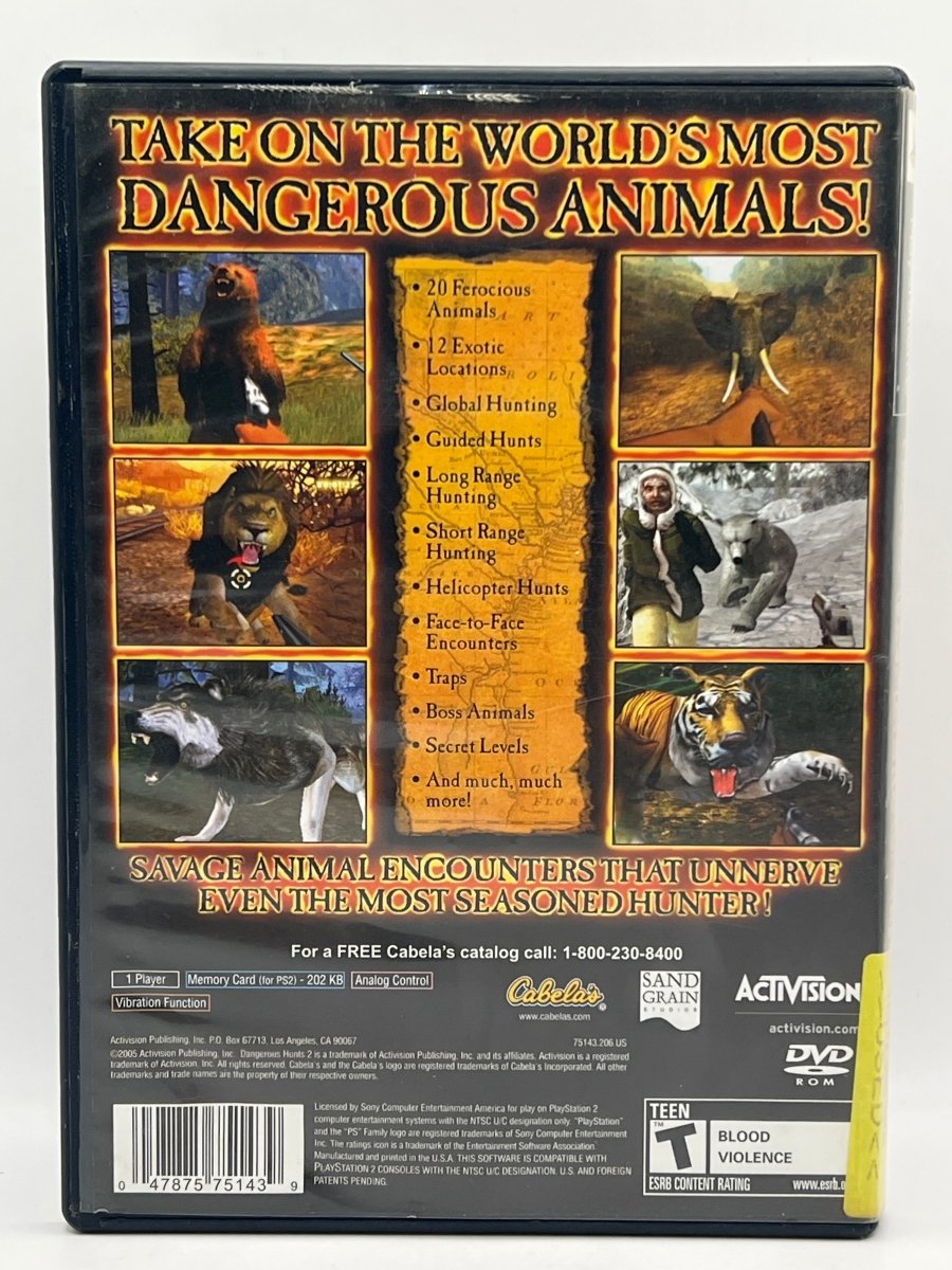 Cabela's Dangerous Hunts 2 CL02 (CIB) PlayStation 2