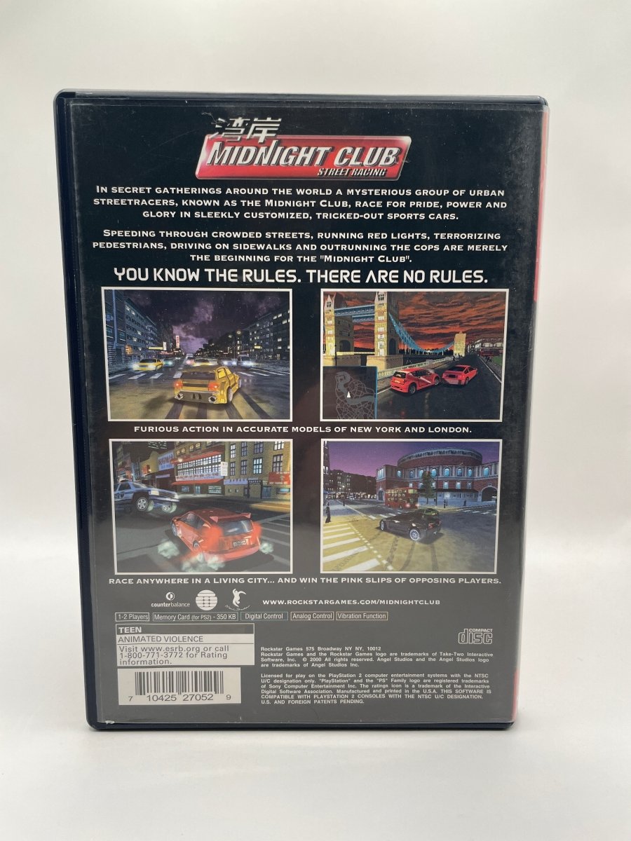 Midnight Club Street Racing [Greatest Hits] CL01 (CIB) PlayStation 2