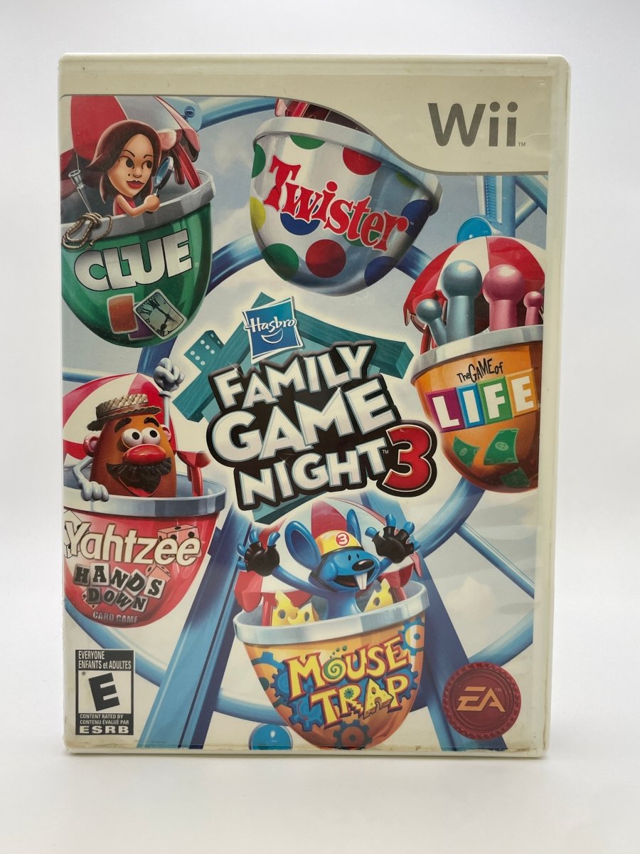 Hasbro Family Game Night 3 CL01 (CIB) Nintendo Wii