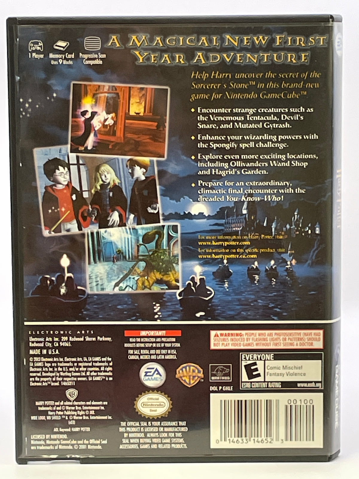 Harry Potter Sorcerers Stone CL01 (CIB) Gamecube