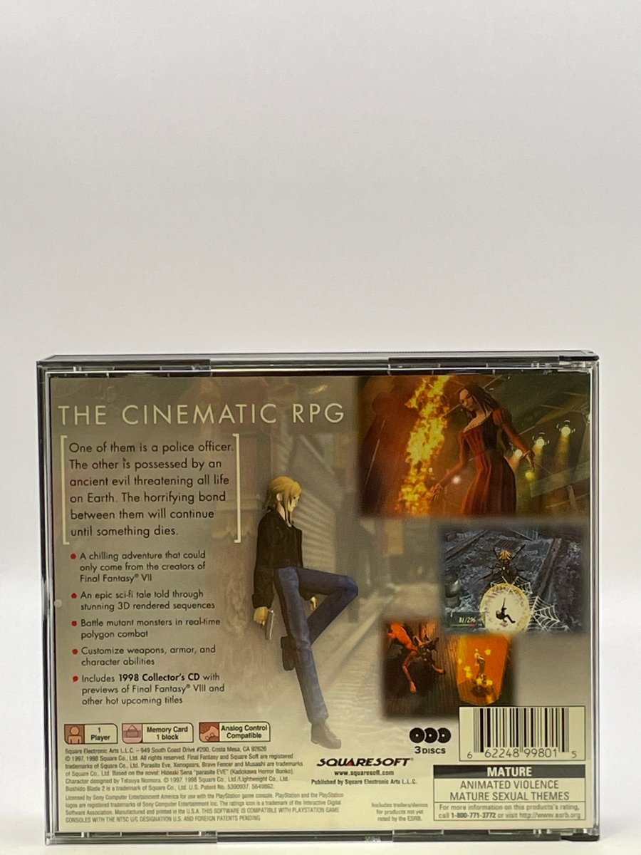 Parasite Eve CL01 (CIB) Playstation One