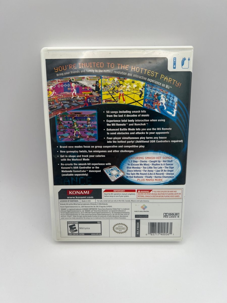 Dance Dance Revolution CL01 (CIB) Nintendo Wii