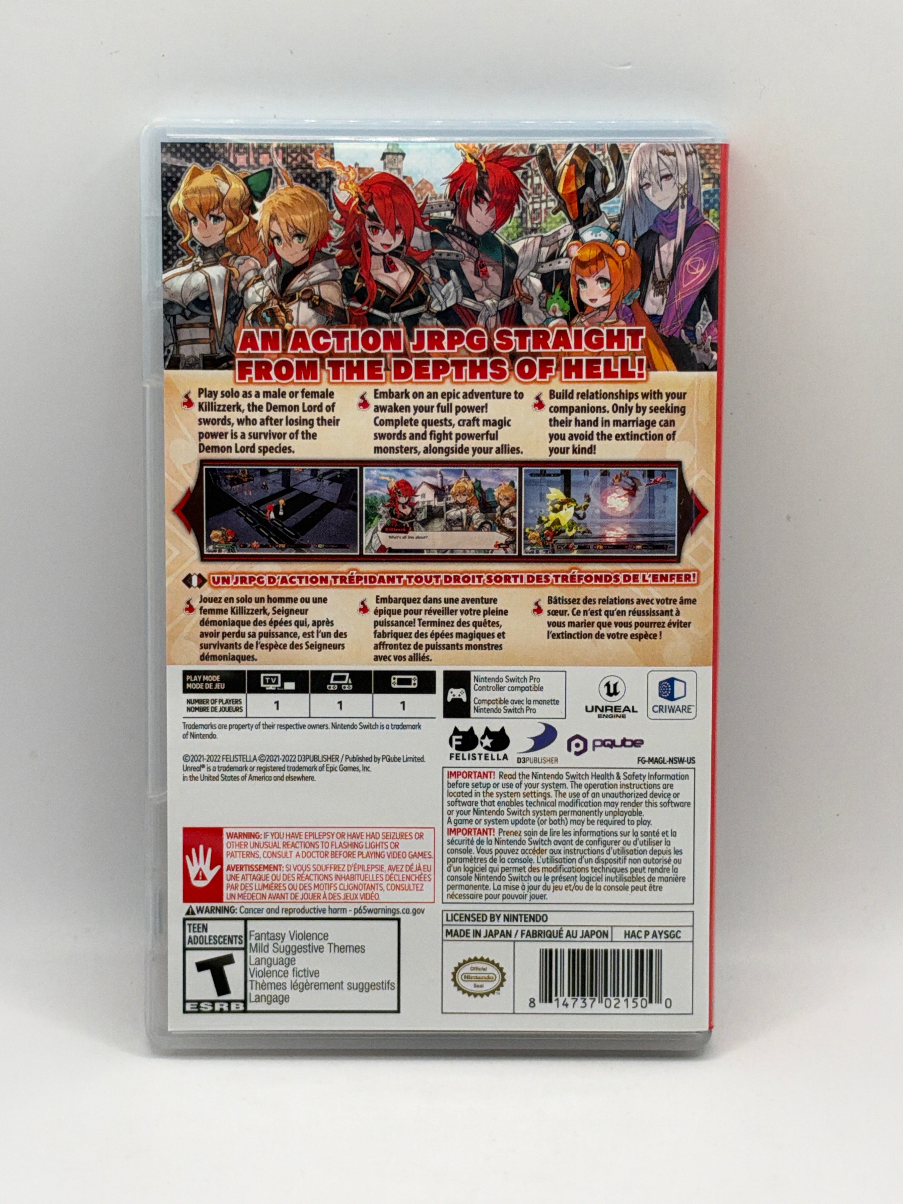 Maglam Lord CL01 (CIB) Nintendo Switch