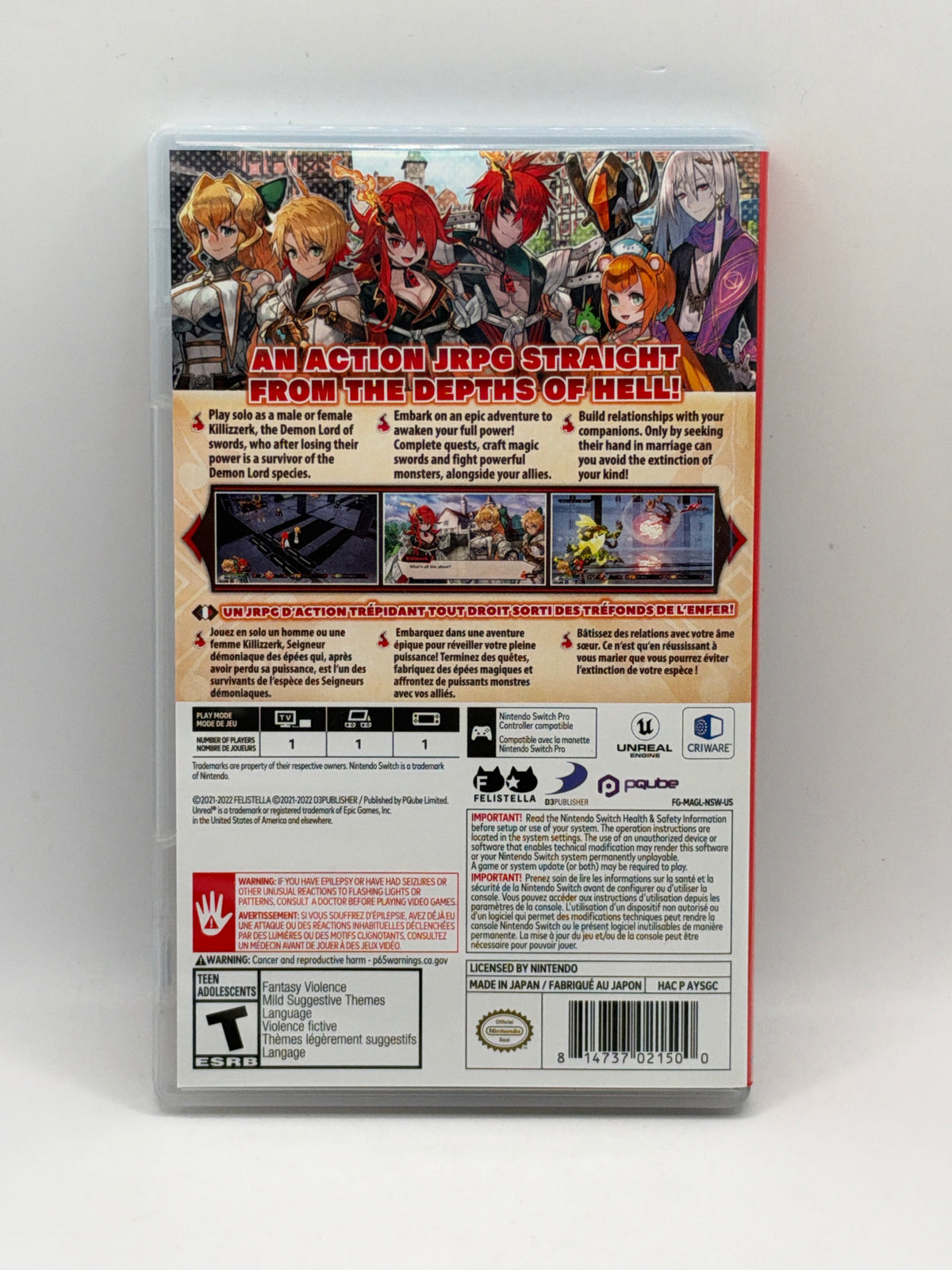 Maglam Lord CL01 (CIB) Nintendo Switch