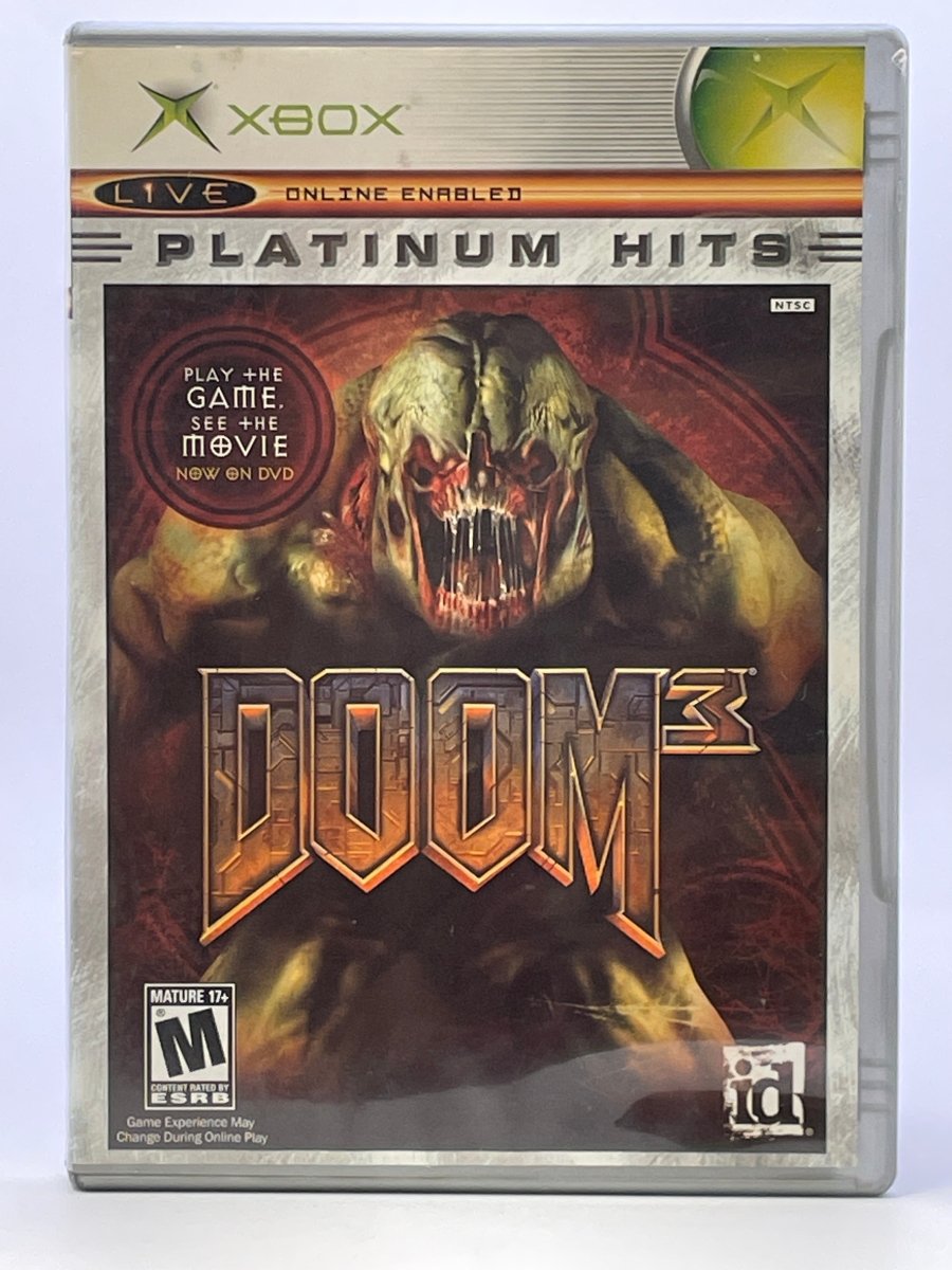 Doom 3 [Platinum Hits] CL01 (CIB) Original Xbox
