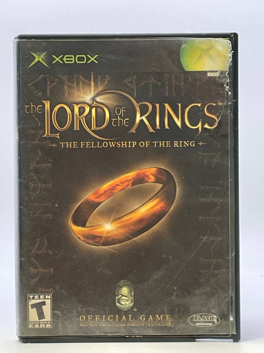 Lord of the Rings Fellowship of the Ring CL01 (Missing Manual) Original Xbox