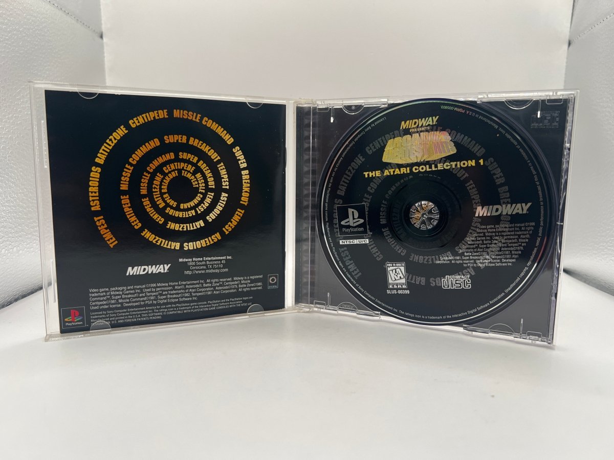 Arcade's Greatest Hits Atari Collection 1 CL01 (CIB) Playstation One