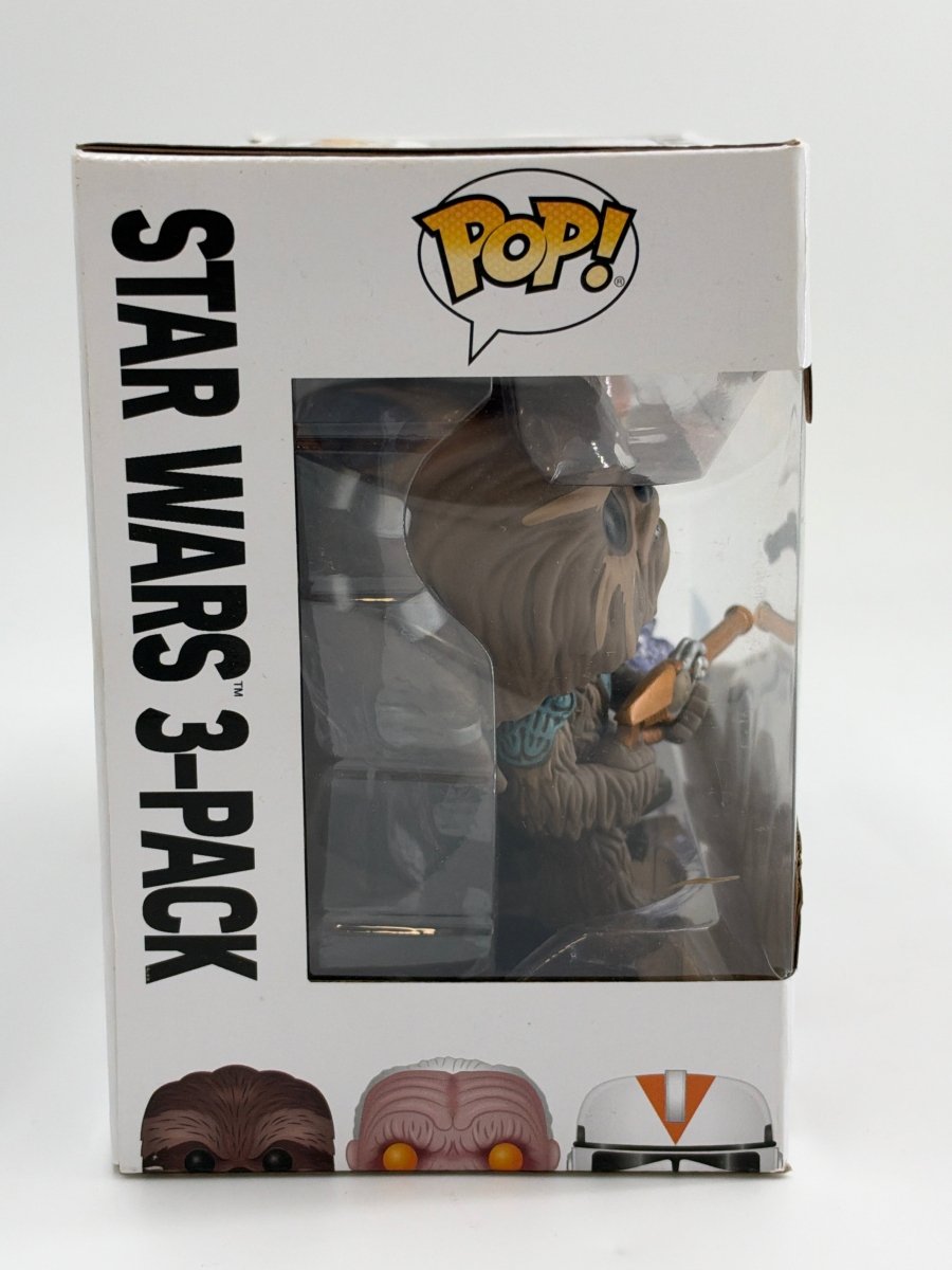 Star Wars: Tarfful and Unhooded Emperor and Utapau Clone Trooper - Walmart Exclusive Funko Pop