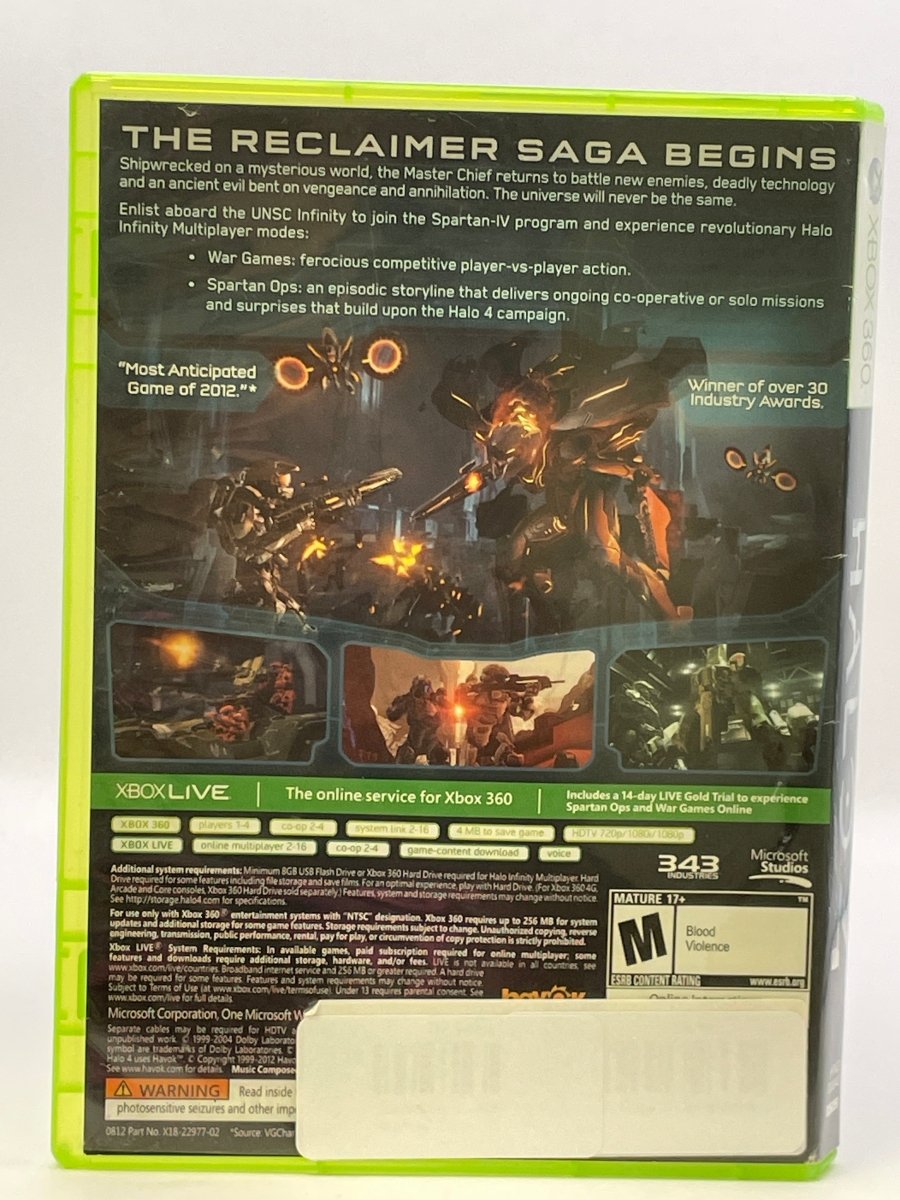 Halo 4 CL12 (CIB) Xbox 360
