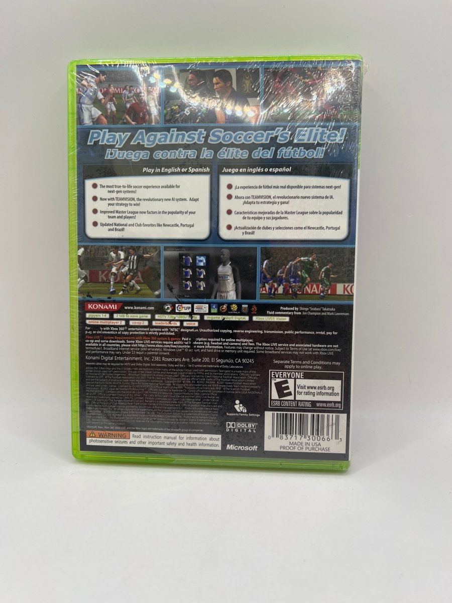 Pro Evolution Soccer 2008 CL01 (CIB) Xbox 360