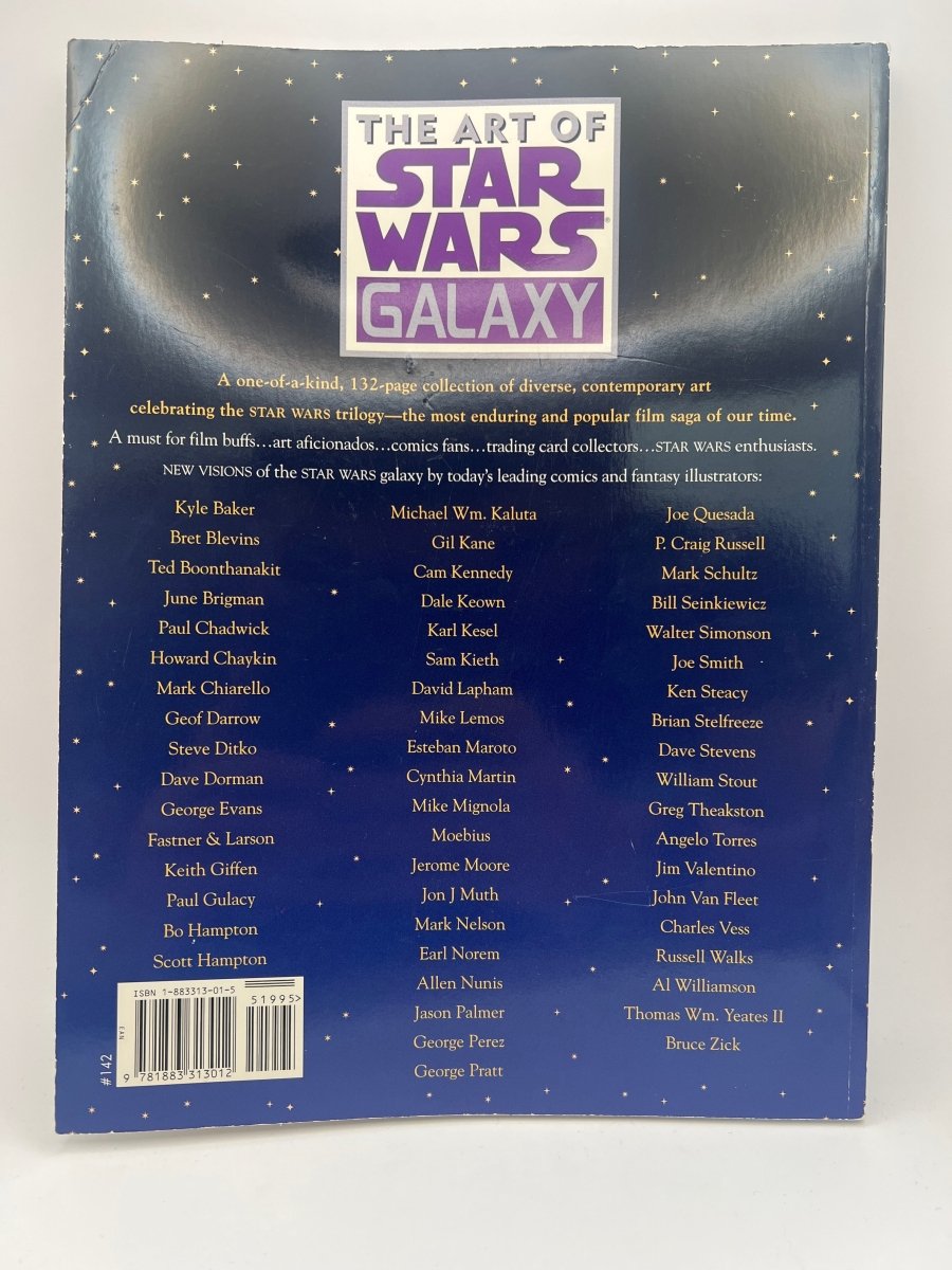 The Art of Star Wars Galaxy: Topps Comic Fantasy Art 1993 Book