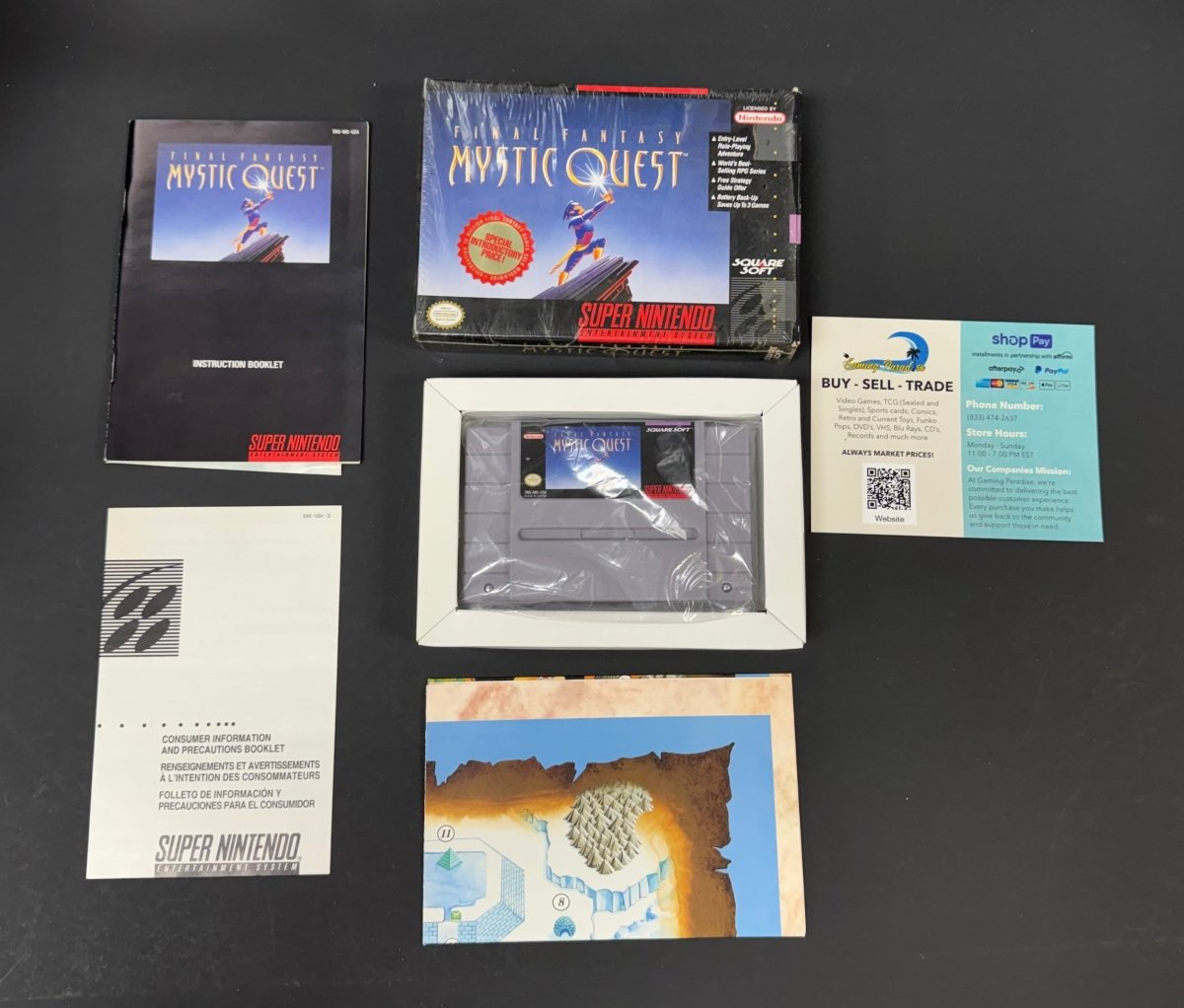 Final Fantasy Mystic Quest Super Nintendo CL 01