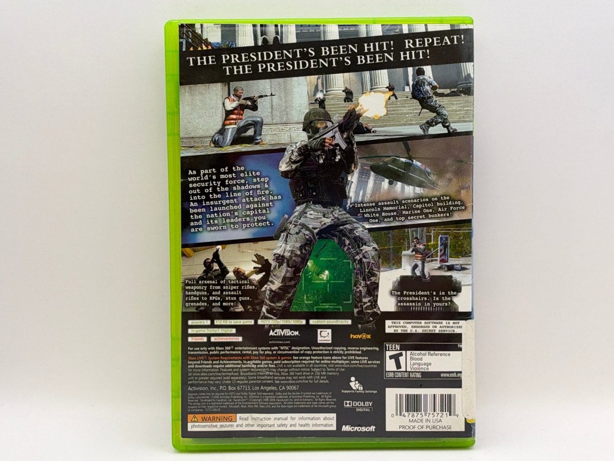 Secret Service Ultimate Sacrifice CL01 (CIB) Xbox 360