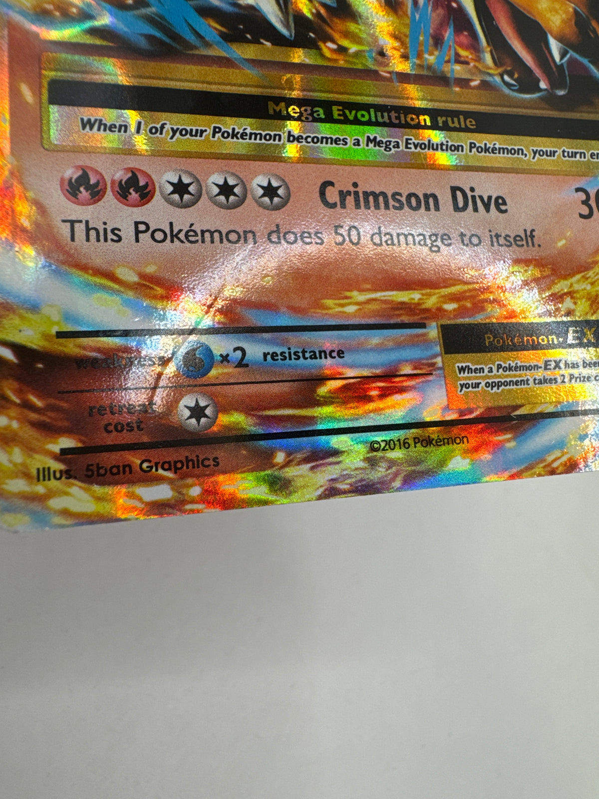 M Charizard EX 013/108 (Damaged) CL01 Pokemon