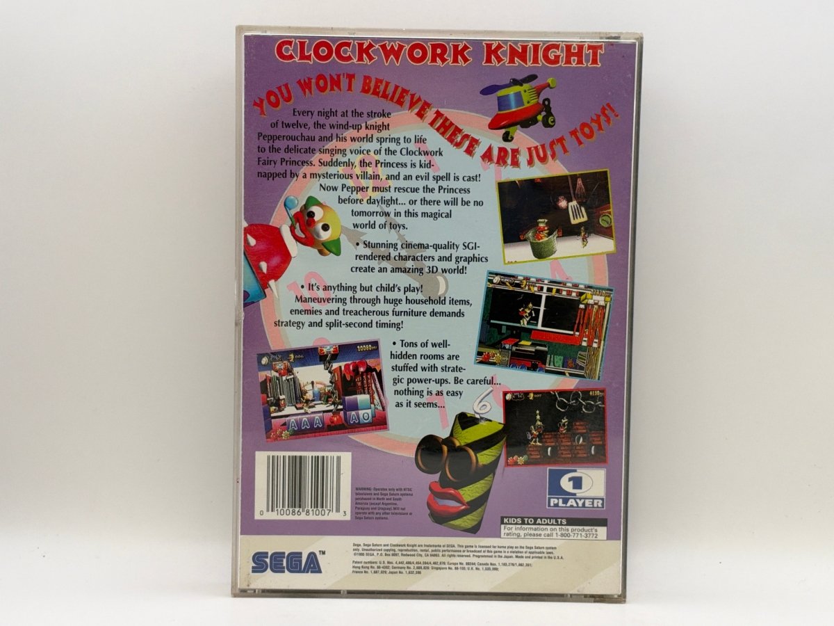 Clockwork Knight CL01 (CIB) Sega Saturn