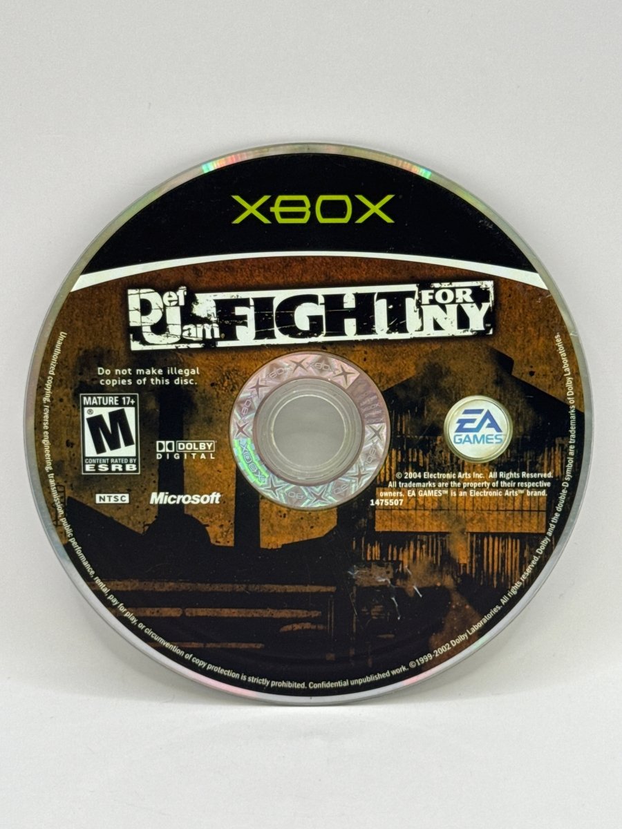 Def Jam Fight for NY CL01 (Disc Only) Original Xbox