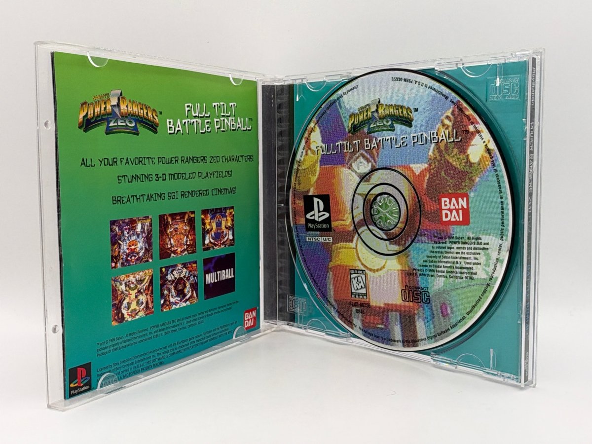 Power Rangers Zeo Battle Pinball CL01 (CIB) Playstation One