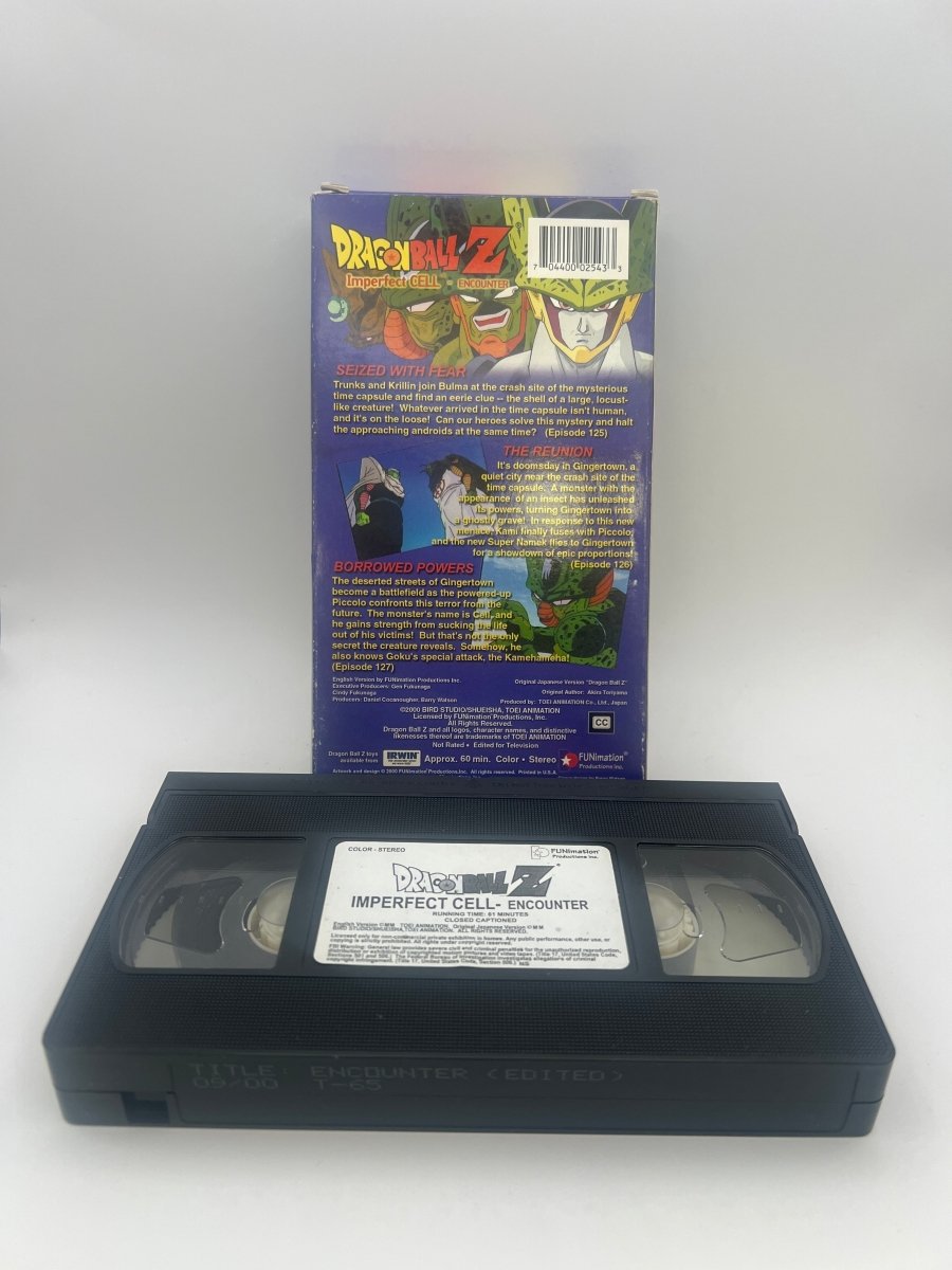 Dragon Ball Z - Imperfect Cell - Encounter (2000) Used VHS