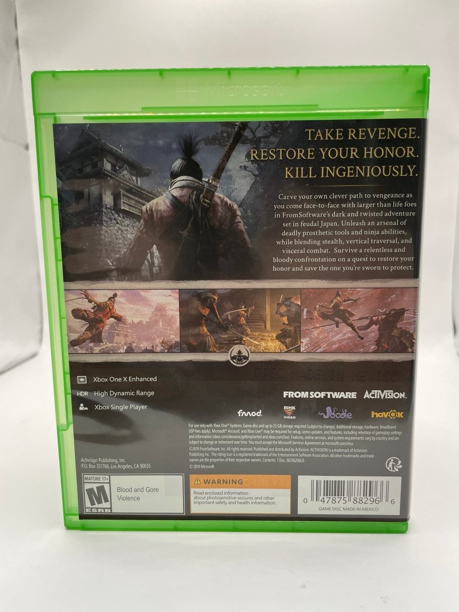 Sekiro: Shadows Die Twice CL01 (CIB) Xbox One