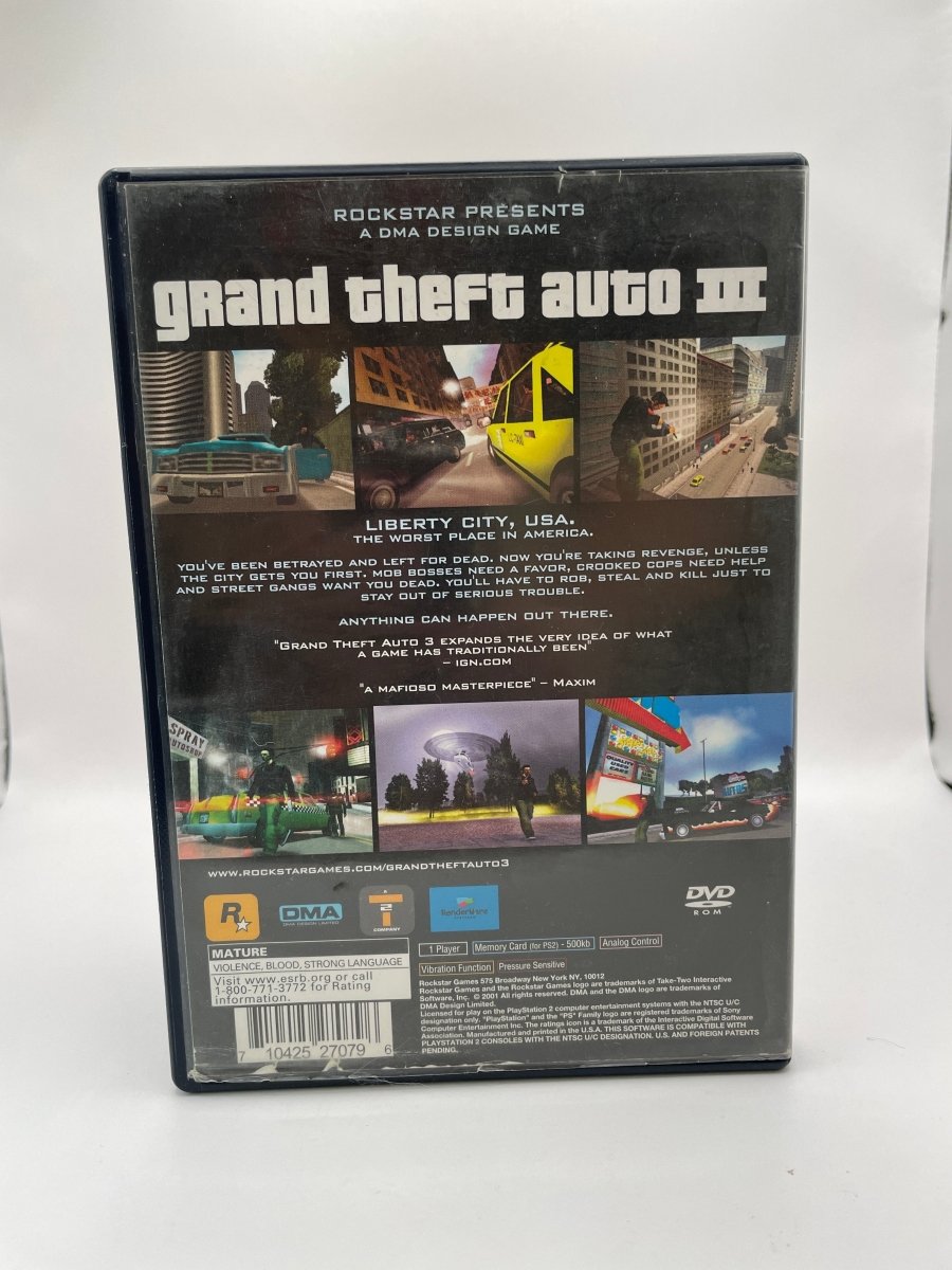 Grand Theft Auto III CL01 (CIB) PlayStation 2