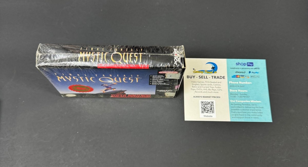 Final Fantasy Mystic Quest Super Nintendo CL 01