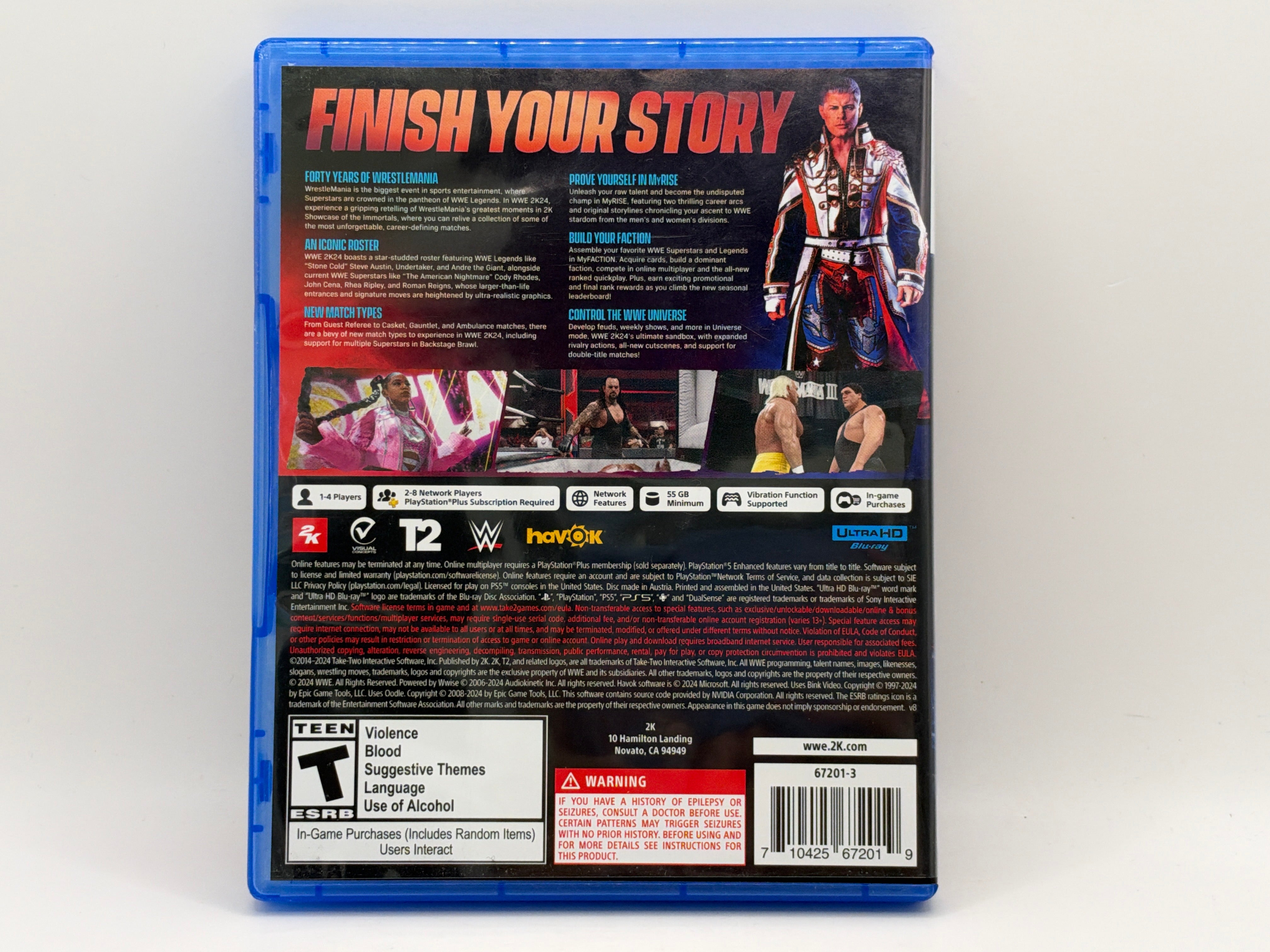 WWE 2K24 CL01 (CIB) PlayStation 5