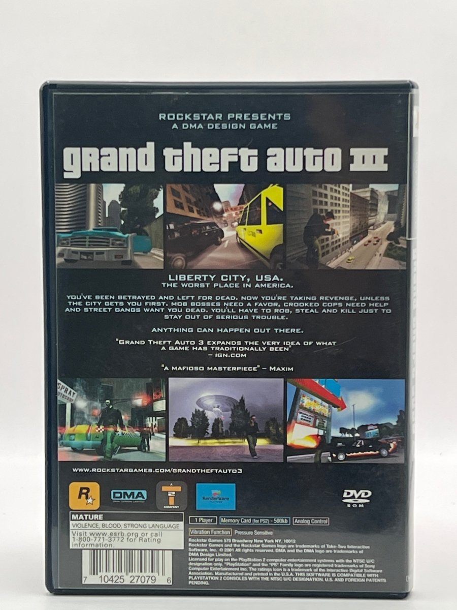 Grand Theft Auto III CL02 (CIB) PlayStation 2