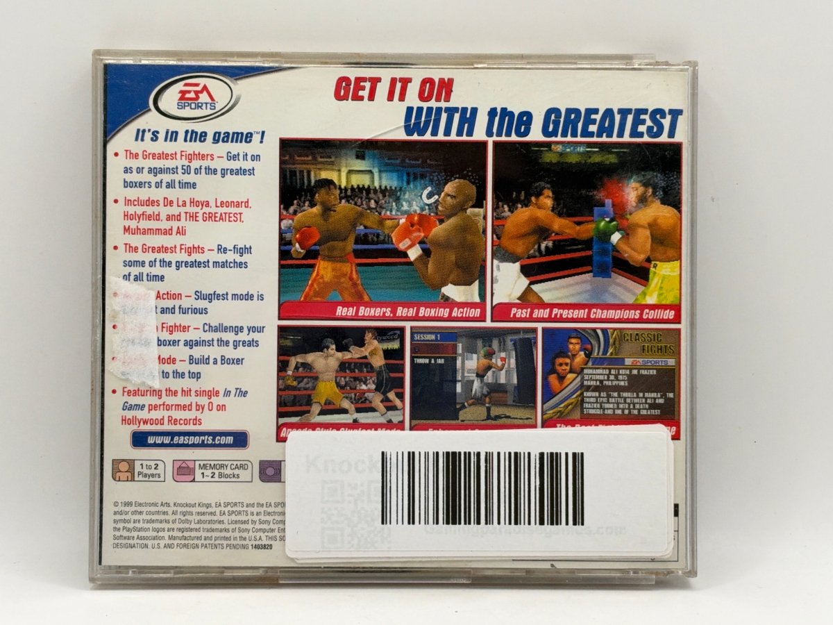 Knockout Kings 2000 CL01 (CIB) Playstation One