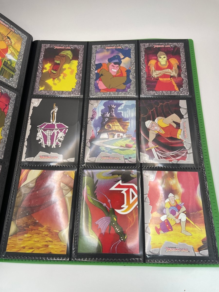 Fleer 1983 & 2024 Cardsmith Dragon's Lair Scratch Off Cards & Stickers Lot