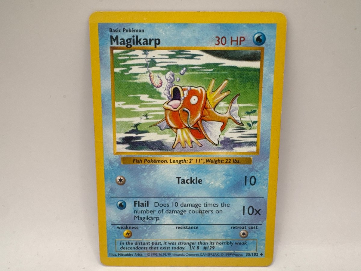 Magikarp Shadowless 035/102 (Damaged) CL01 Pokemon