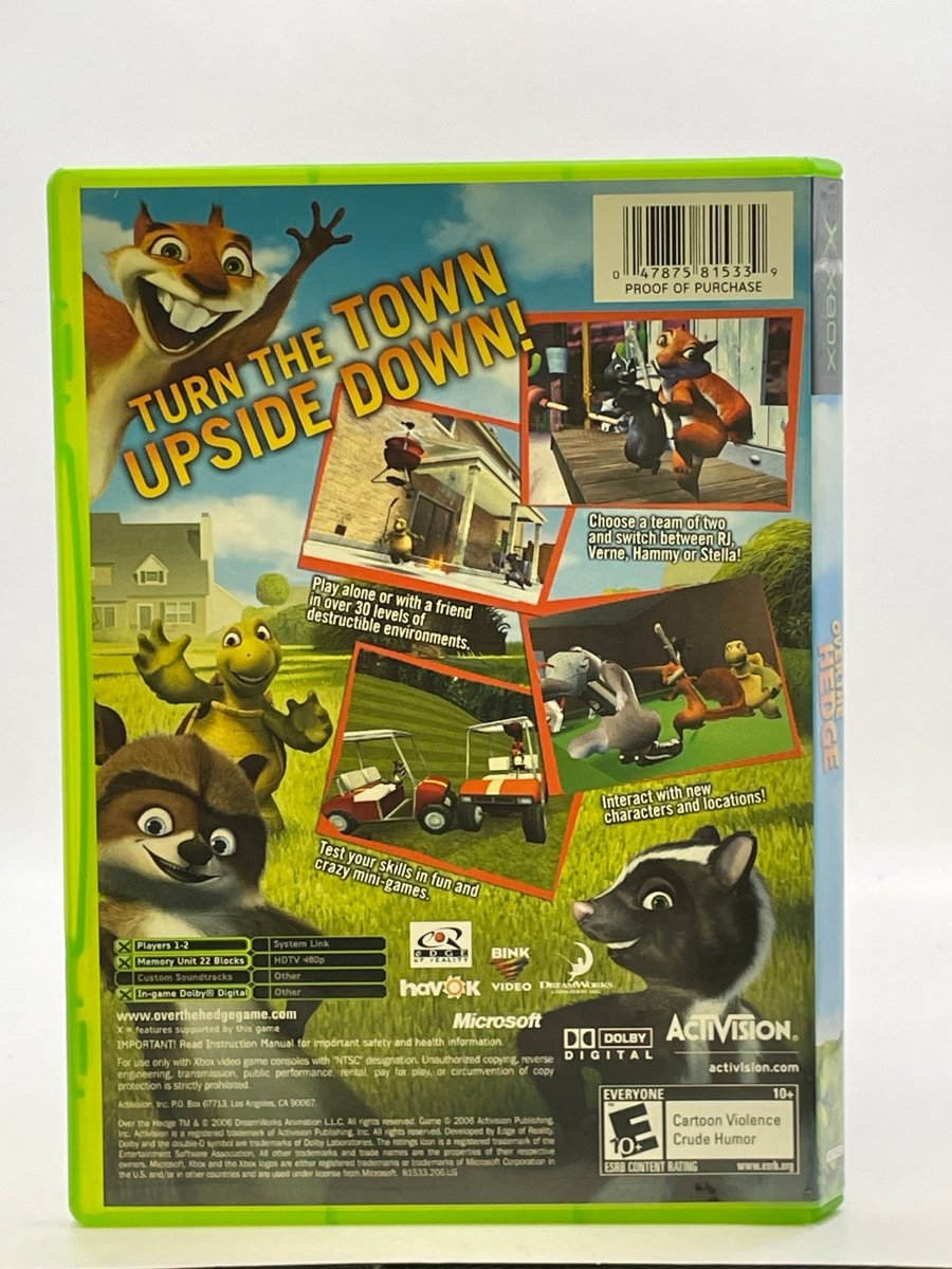 Over the Hedge CL01 (CIB) Original Xbox