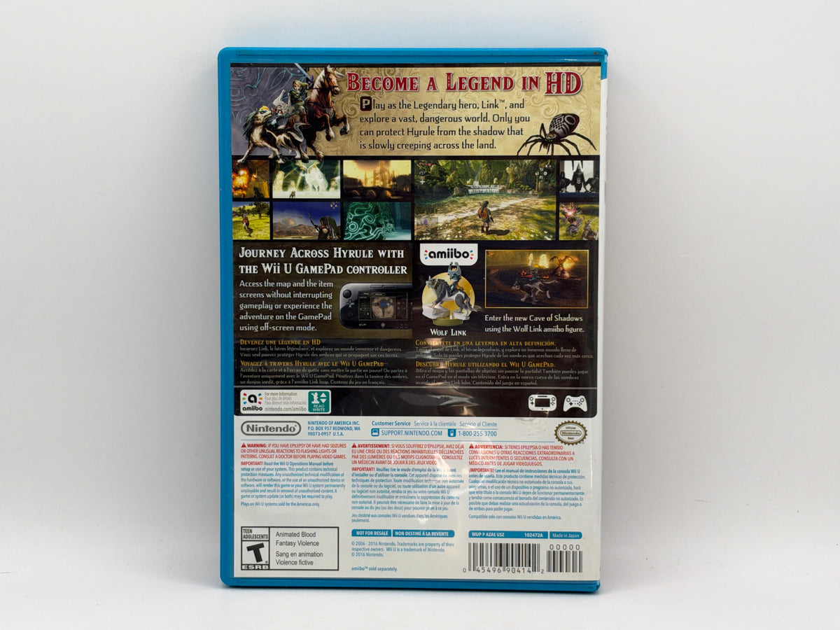 Zelda Twilight Princess HD CL01 (CIB) Nintendo Wii U