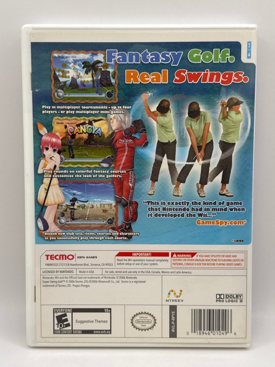 Super Swing Golf CL02 (CIB) Nintendo Wii