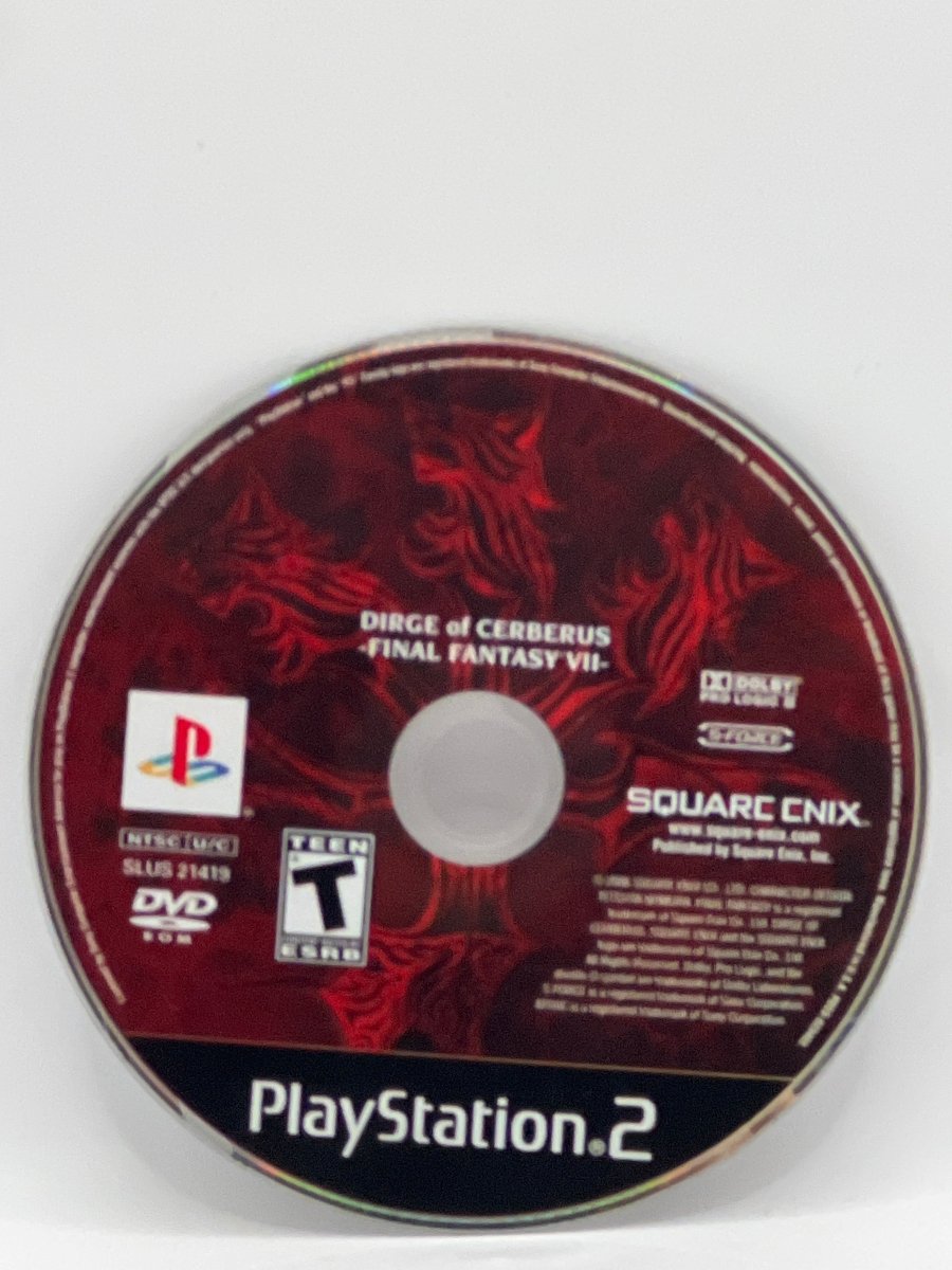 Final Fantasy VII Dirge of Cerberus CL01 (Disc Only) PlayStation 2