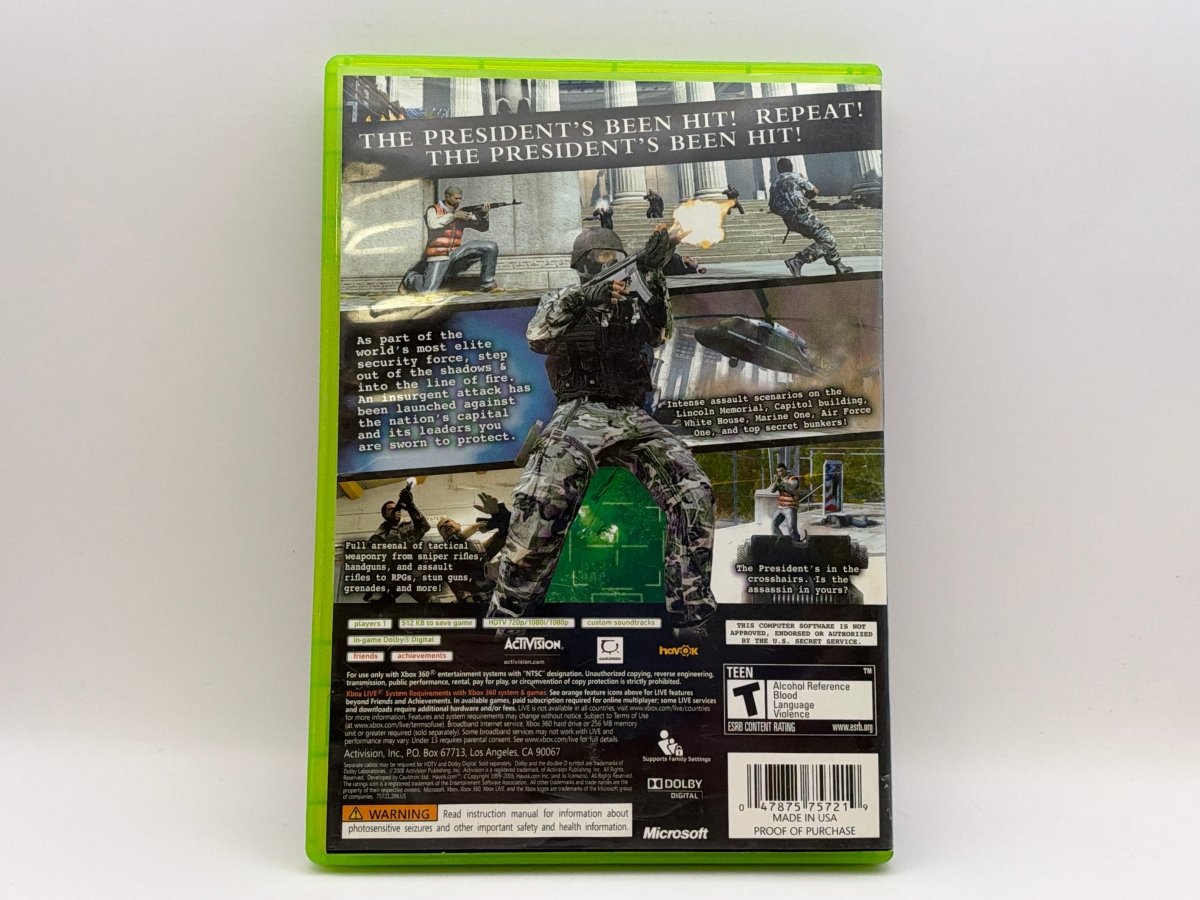 Secret Service Ultimate Sacrifice CL02 (CIB) Xbox 360