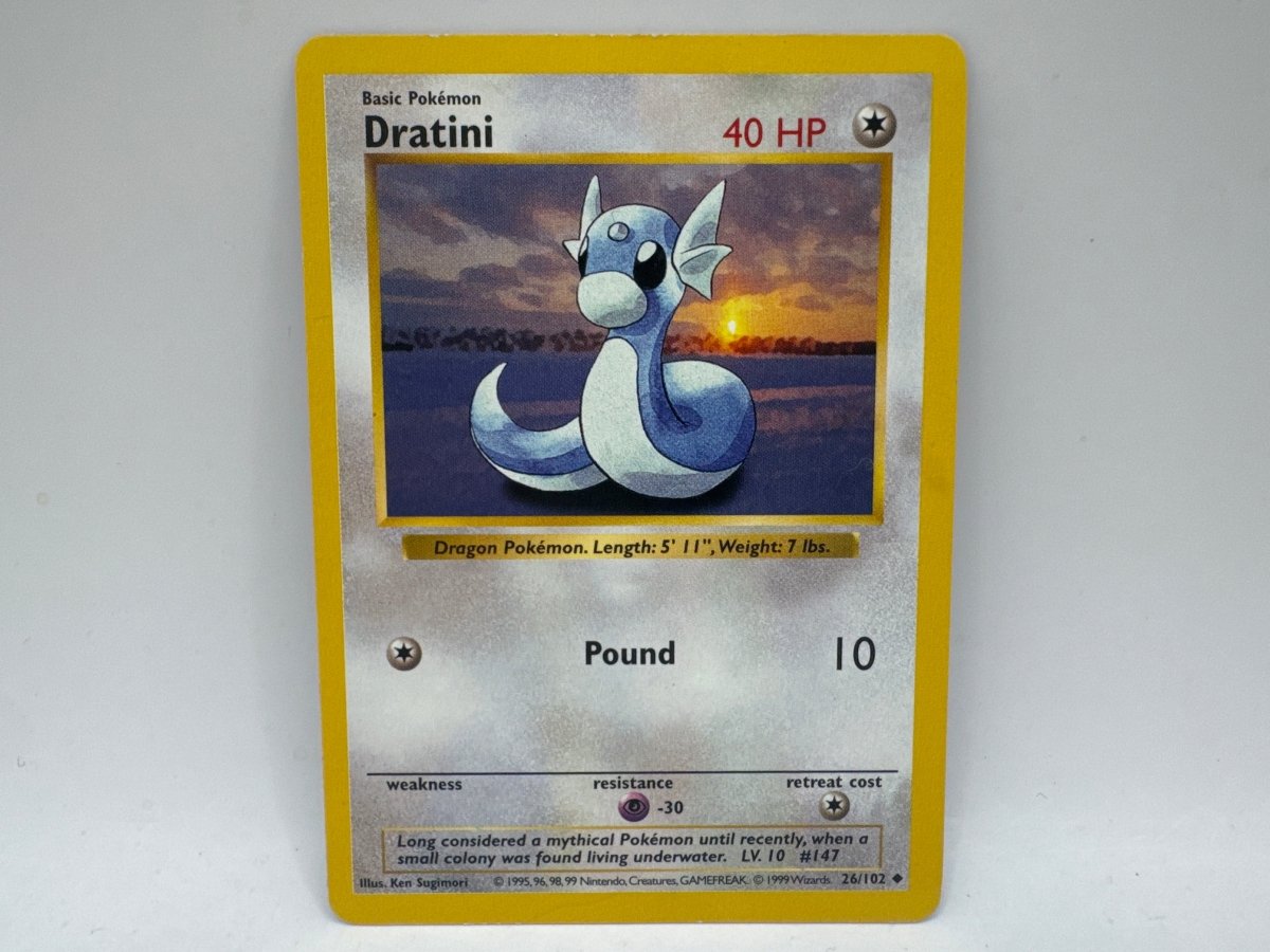 Dratini Shadowless 026/102 (HP) CL01 Pokemon