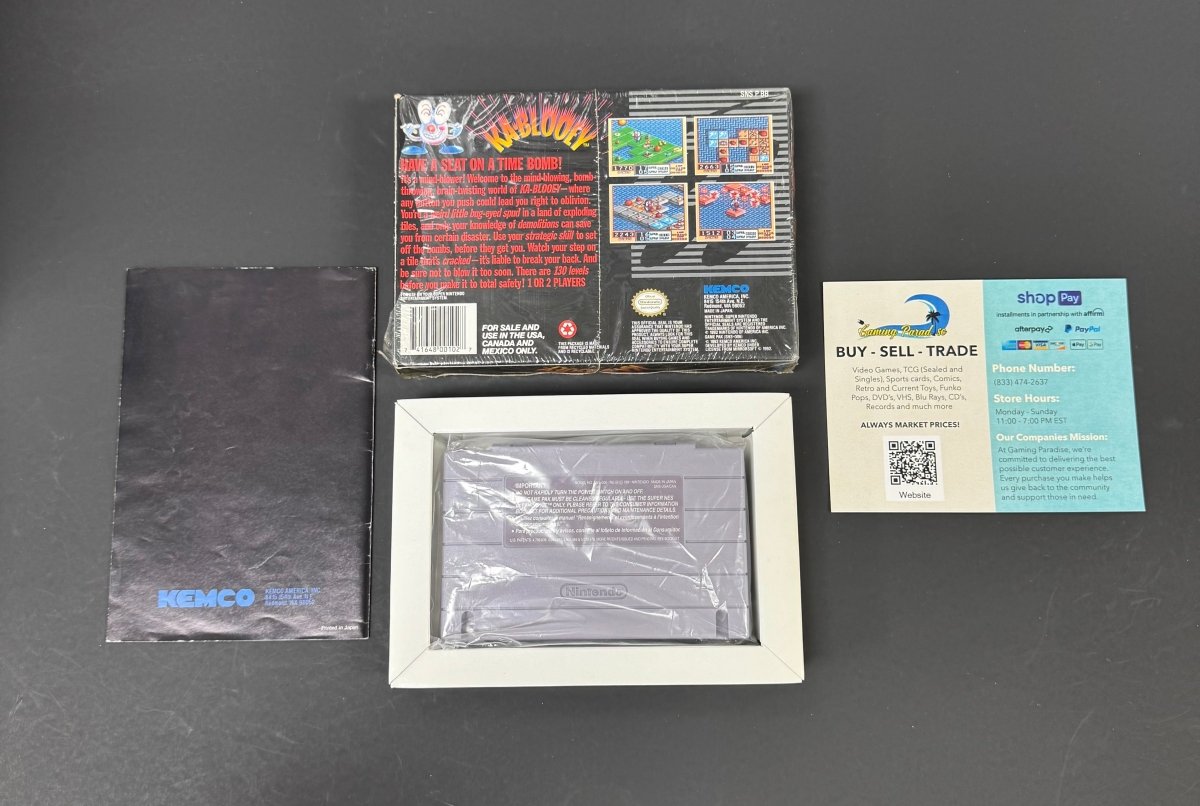Ka-blooey Super Nintendo CL 01