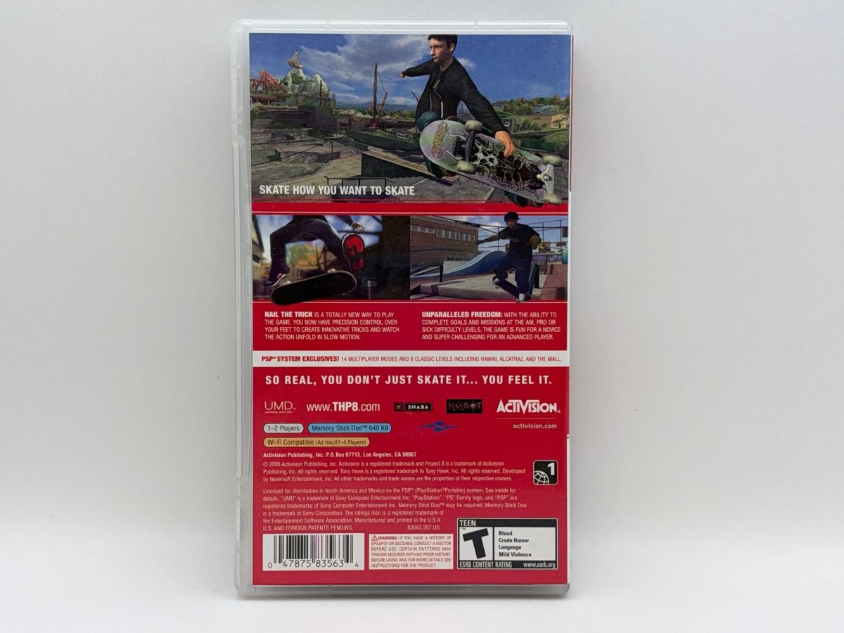 Tony Hawk Project 8 [Greatest Hits] CL01 (CIB) PSP