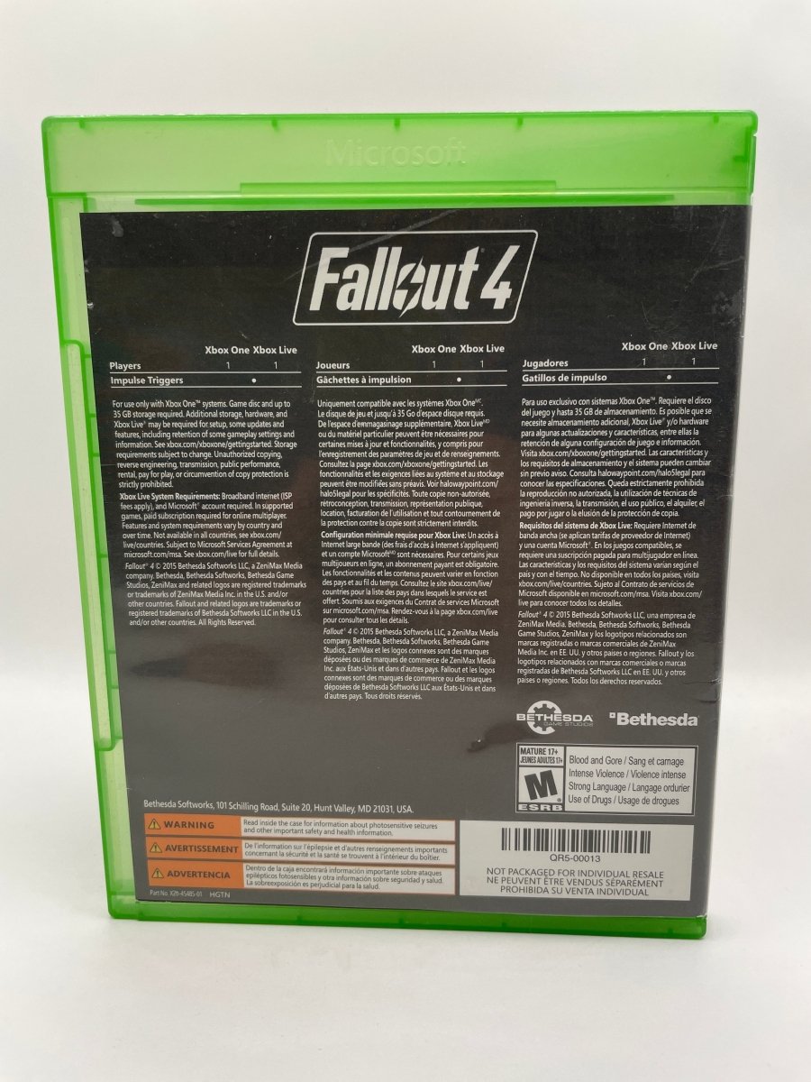 Fallout 4 CL02 (CIB) Xbox One