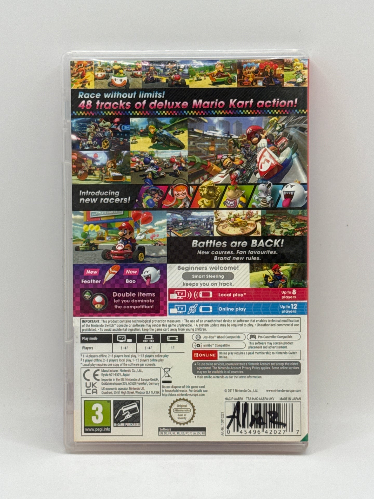 Mario Kart 8 Deluxe CL01 (CIB) PAL Nintendo Switch