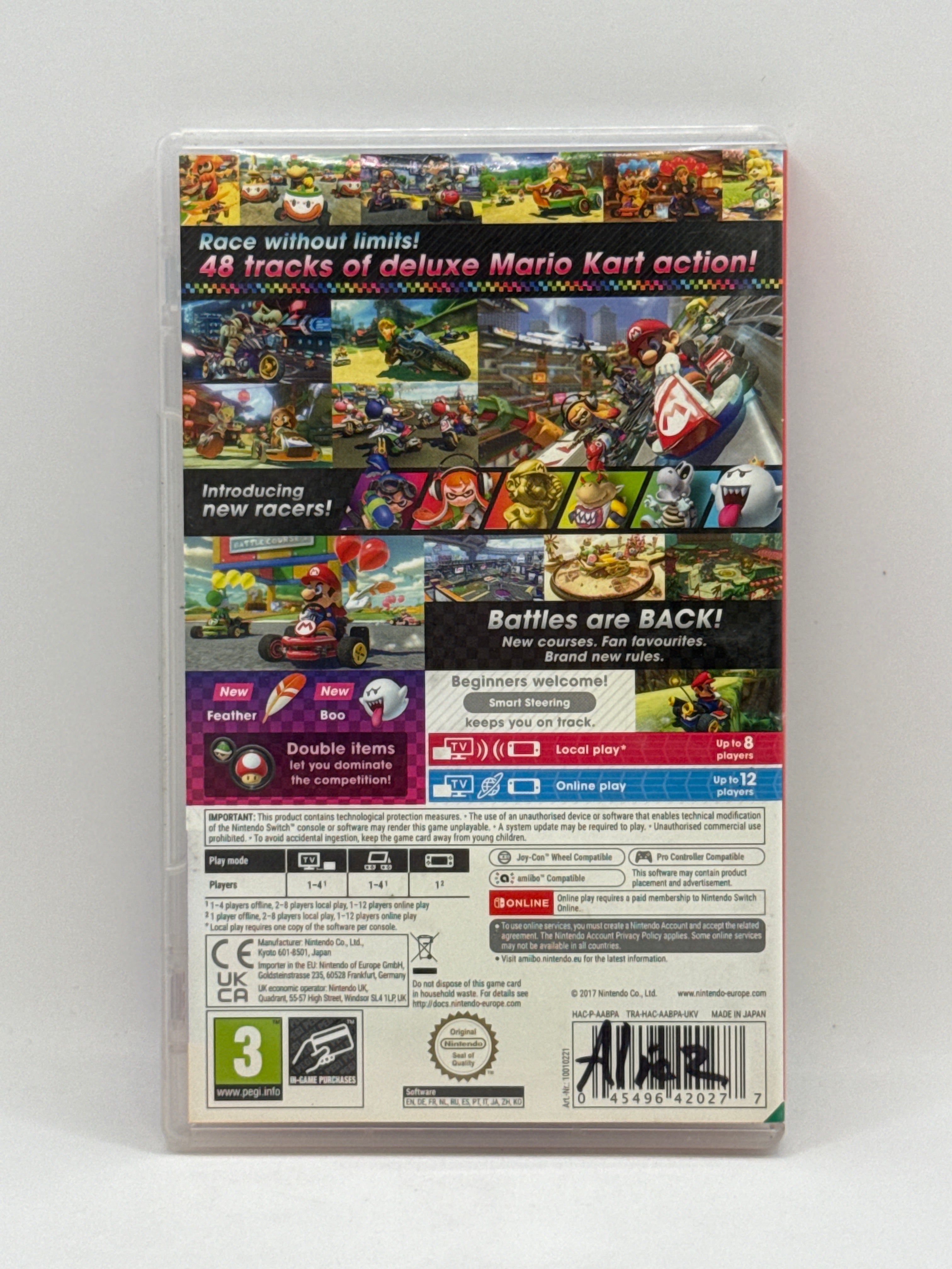 Mario Kart 8 Deluxe CL01 (CIB) PAL Nintendo Switch