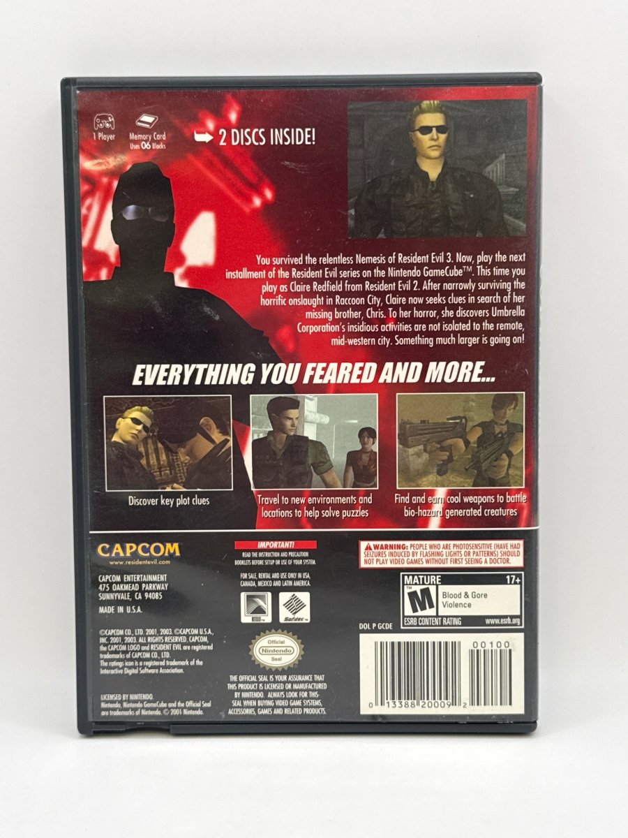 Resident Evil Code: Veronica CL02 (CIB) Nintendo GameCube