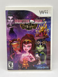 Monster High: 13 Wishes CL01 (CIB) Nintendo Wii