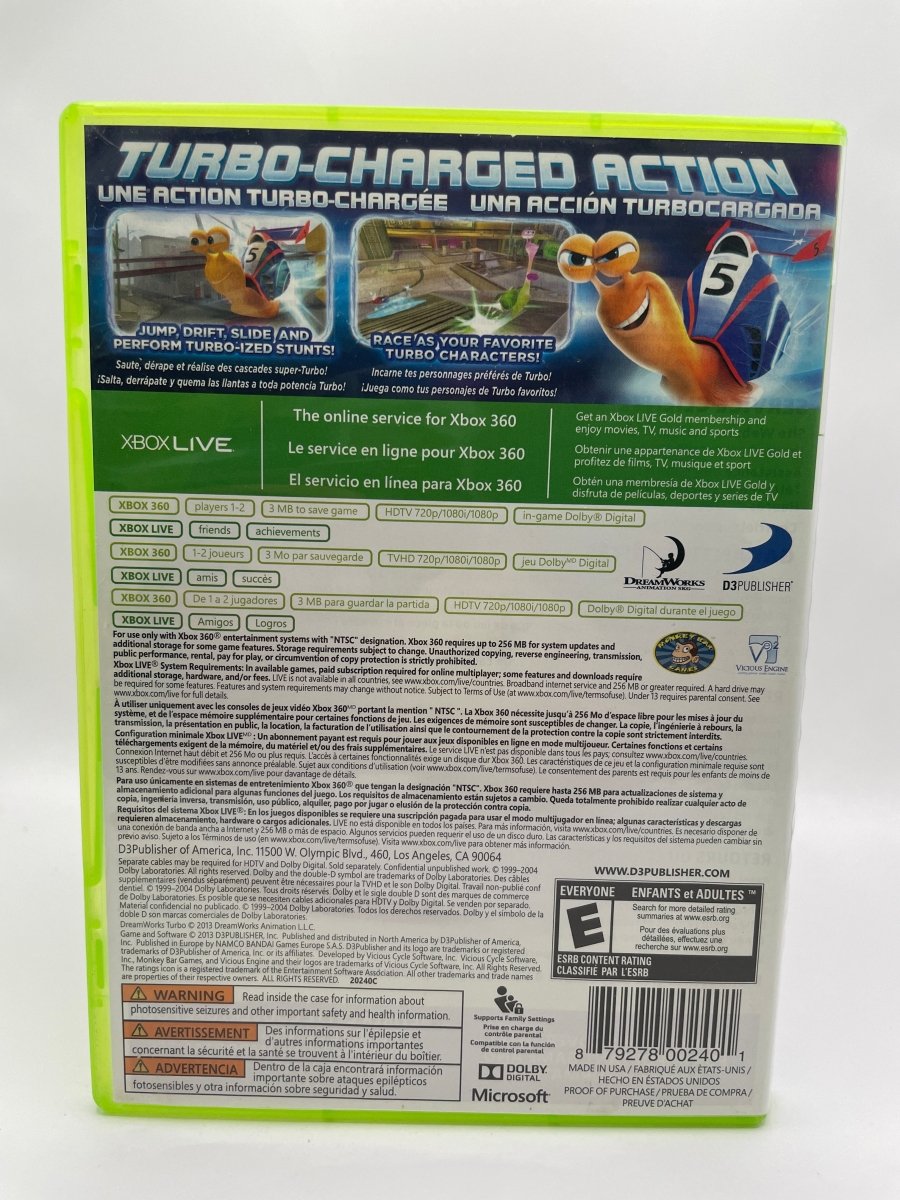 Turbo: Super Stunt Squad CL01 (CIB) Xbox 360