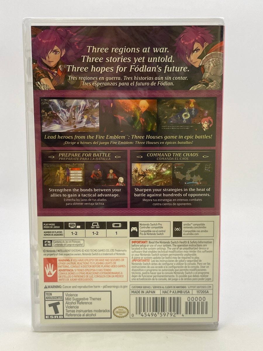Fire Emblem Warriors: Three Hopes CL03 (NEW) Nintendo Switch
